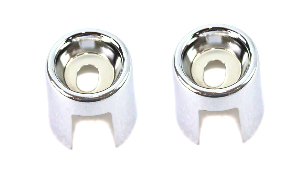 HARLEY Upper Shock Stud Covers Chrome Short Style Fits 1975-1981 XL,