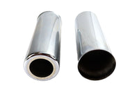 HARLEY Chrome 8 inch Shock Spring Cover Set Fits 1973-1984 FL,   1973-1984 FX,