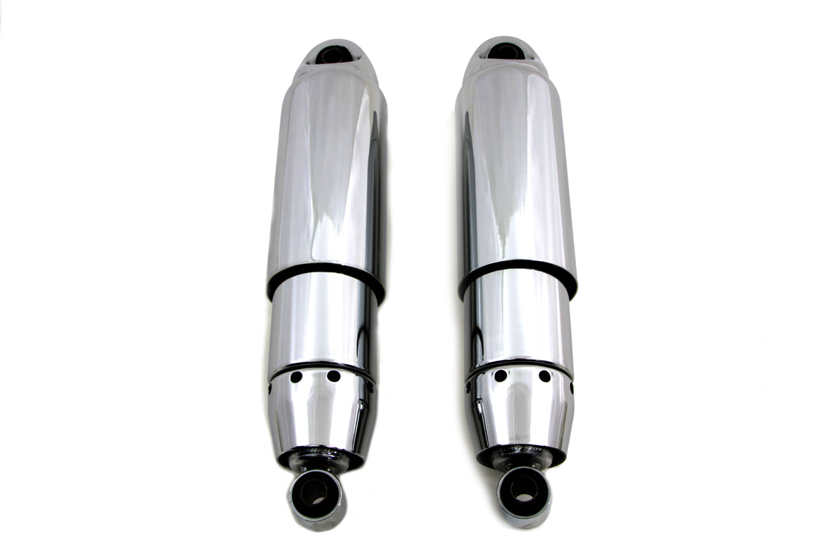 HARLEY AEE 12 inch Chrome Shock Set Fits 1991-2017 FXD,   1991-2017 FXDC,   1991-2017 FXDWG,   1991-