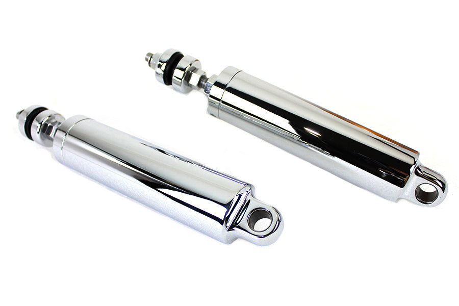 HARLEY 11 inch Shock Set Chrome Billet Fits 2000-2017 FLST,   2000-2017 FXST,