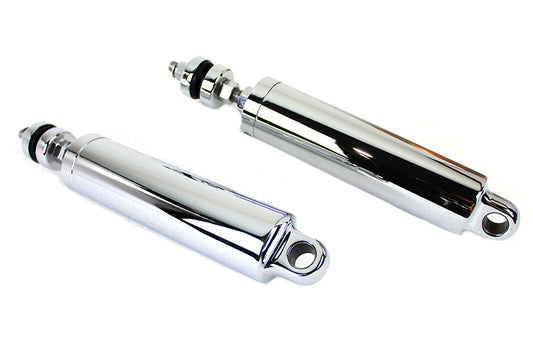 HARLEY 11 inch Shock Set Chrome Billet Fits 2000-2017 FLST,   2000-2017 FXST,