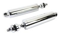 HARLEY 11 inch Shock Set Chrome Billet Fits 2000-2017 FLST,   2000-2017 FXST,