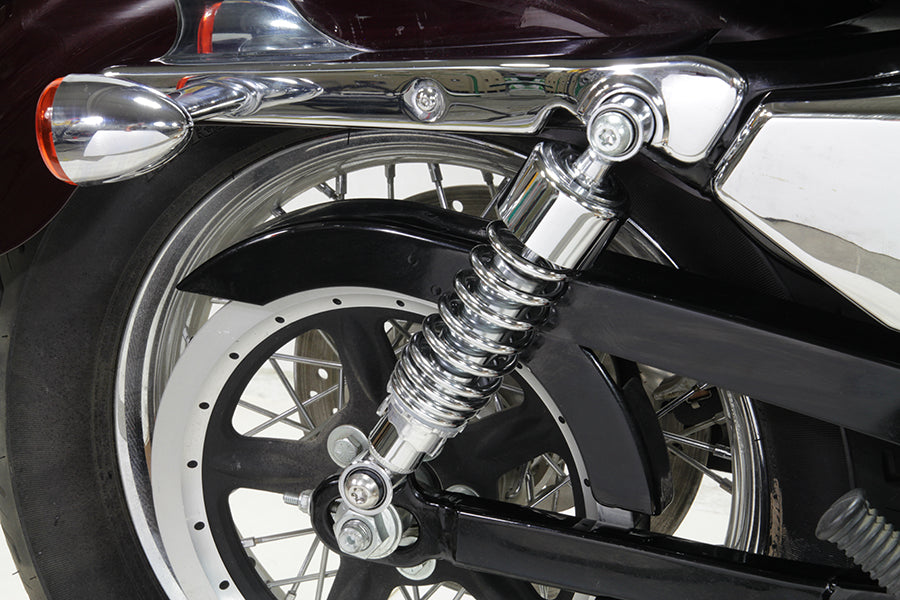 HARLEY 2-1/4 inch Lower Shock Set Chrome Fits 2006-UP XL,