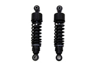 HARLEY 2-1/4 inch Lower Shock Set Gloss Black Fits 2006-UP XL,