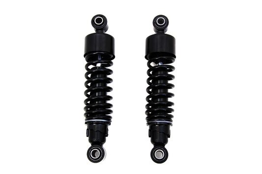 HARLEY 2-1/4 inch Lower Shock Set Gloss Black Fits 2006-UP XL,