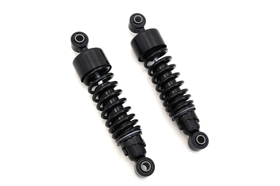 HARLEY 2-1/4 inch Lower Shock Set Gloss Black Fits 2006-UP XL,