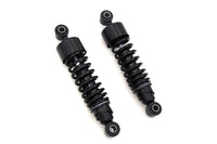 HARLEY 2-1/4 inch Lower Shock Set Gloss Black Fits 2006-UP XL,