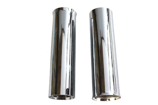 HARLEY Chrome Shock Spring Cover Set Fits 1956-1966 XL,   1958-1966 FL,