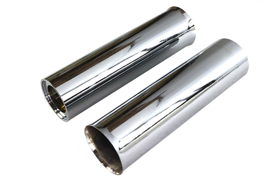 HARLEY Chrome Shock Spring Cover Set Fits 1956-1966 XL,   1958-1966 FL,