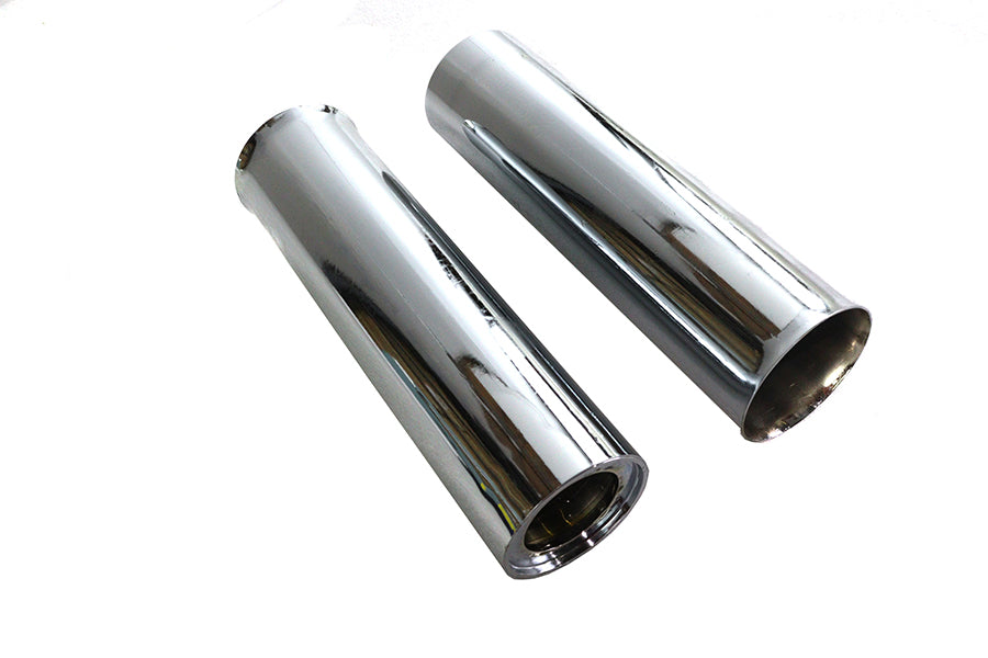 HARLEY Chrome Shock Spring Cover Set Fits 1956-1966 XL,   1958-1966 FL,