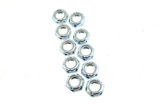 HARLEY Zinc Nyloc Shock Stud Nut fits 1958-1984 FL,  1971-1984 FX,  1954-1956 KH,  1957-1974 XL,