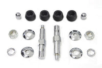 HARLEY Chrome Lower Rear Shock Stud Kit Fits 1967-1972 FL,   1971-1972 FX,