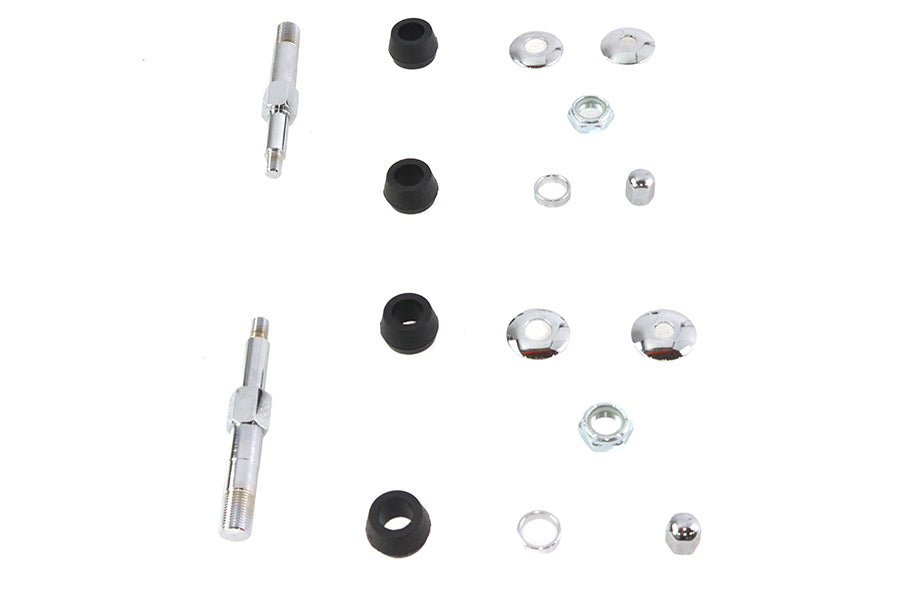 HARLEY Chrome Upper Rear Shock Stud Kit Fits 1973-1984 FX,