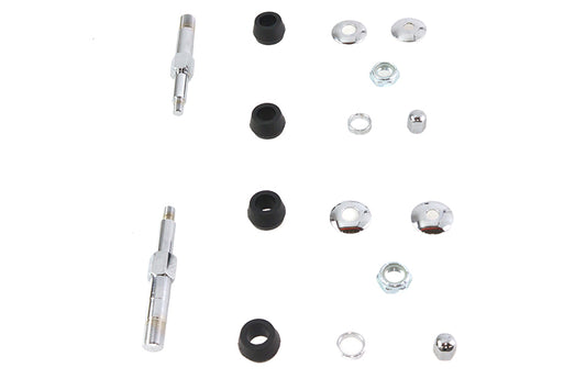 HARLEY Chrome Upper Rear Shock Stud Kit Fits 1973-1984 FX,