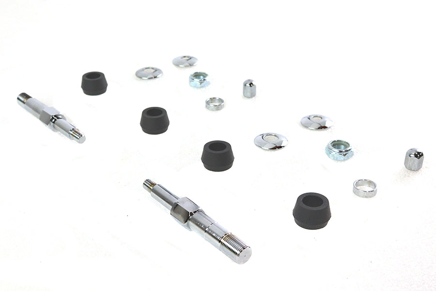 HARLEY Chrome Upper Rear Shock Stud Kit Fits 1973-1984 FX,