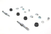 HARLEY Chrome Upper Rear Shock Stud Kit Fits 1973-1984 FX,