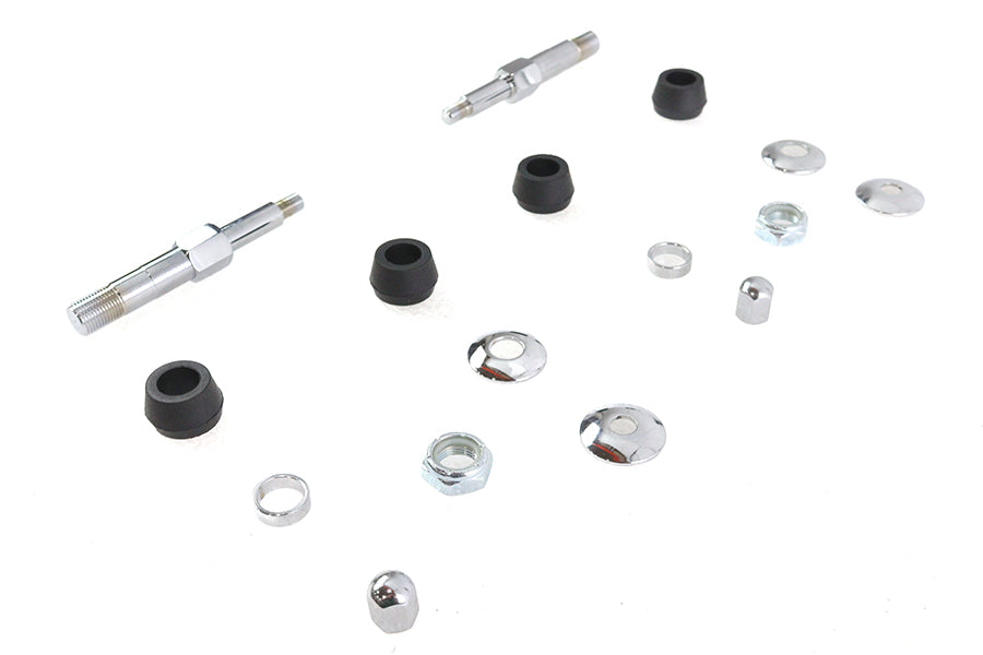 HARLEY Chrome Upper Rear Shock Stud Kit Fits 1973-1984 FX,