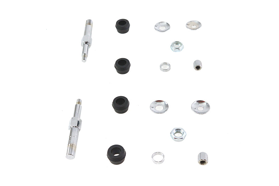 HARLEY Chrome Upper Rear Shock Stud Kit Fits 1973-1984 FX,