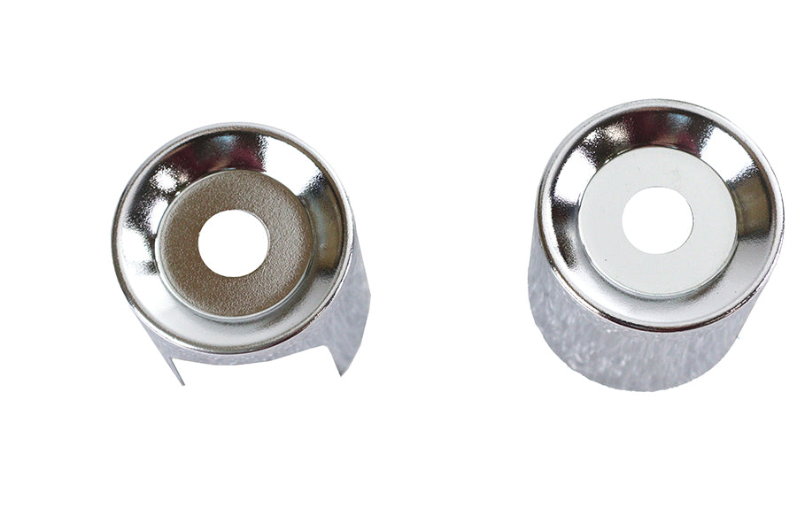 HARLEY Shock Stud Cover Set Upper Chrome Fits 1991-1999 XL,