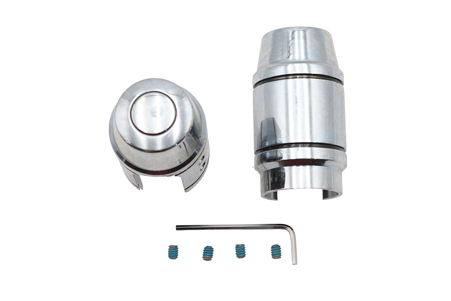 HARLEY Shock Stud Cover Upper Chrome Fits 1991-1999 FXD,