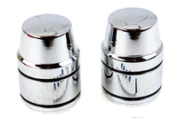 HARLEY Upper Shock Stud Cover Set Chrome Fits 1990-2003 XL,