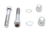 HARLEY Spring Fork Shock Hardware Mount Kit Chrome Fits 2005-UP FLSTC,   1997-2006 FLSTS,   1988-200