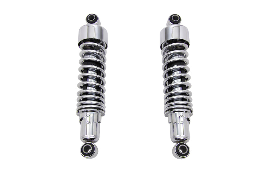 HARLEY 1 inch Lower Shock Set Chrome Fits 2006-2010 XL, 883 2009-UP XL, 1200C