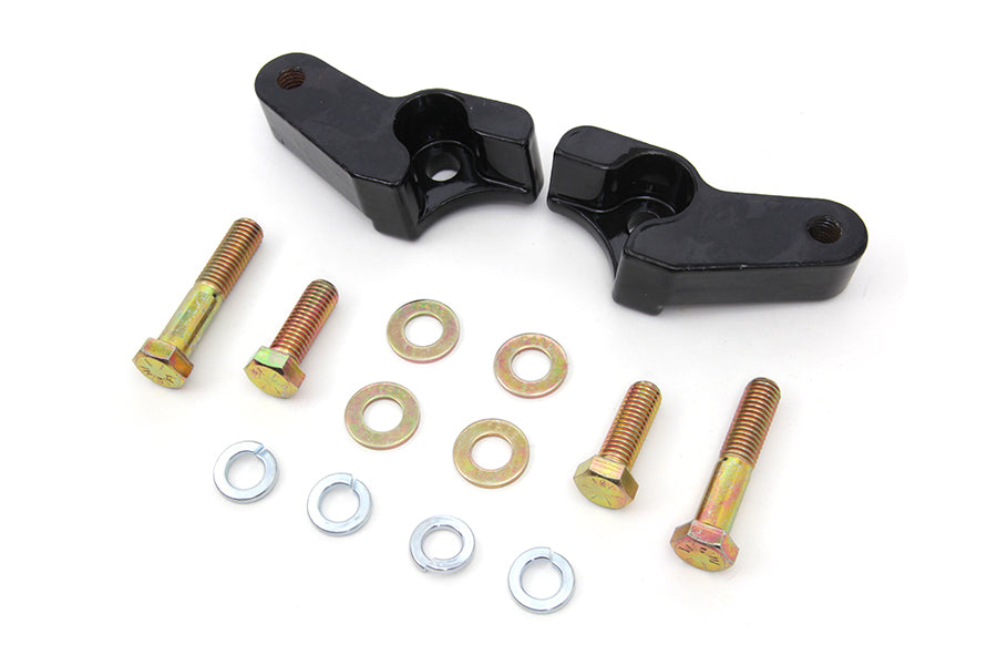 HARLEY Rear Shock Lowering Kit Black Fits 2004-2008 FLT,