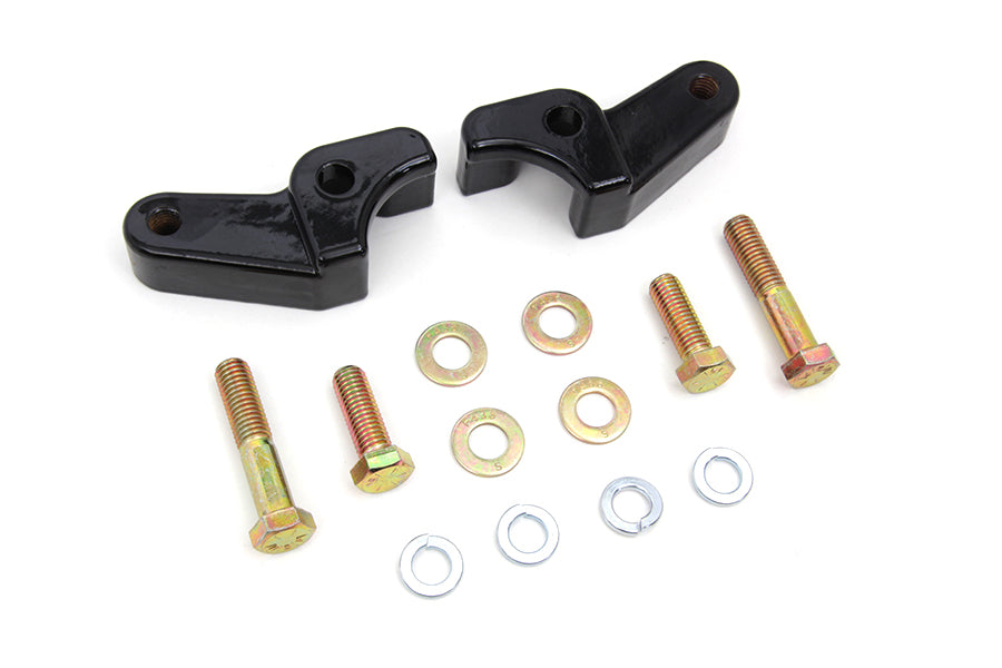 HARLEY Rear Shock Lowering Kit Black Fits 2004-2008 FLT,