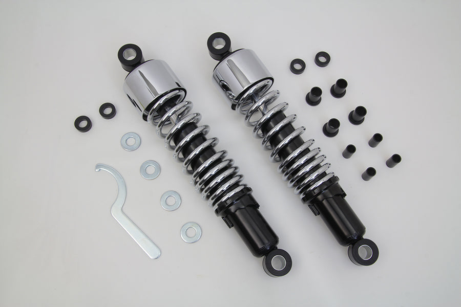 HARLEY 13 inch FLT Shock Set Chrome Fits 1999-UP FLHR,   1999-UP FLT,   1999-UP FLHT,   1999-UP FLTR