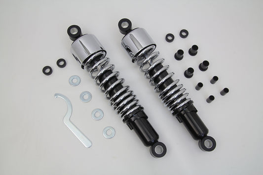 HARLEY 13 inch FLT Shock Set Chrome Fits 1999-UP FLHR,   1999-UP FLT,   1999-UP FLHT,   1999-UP FLTR