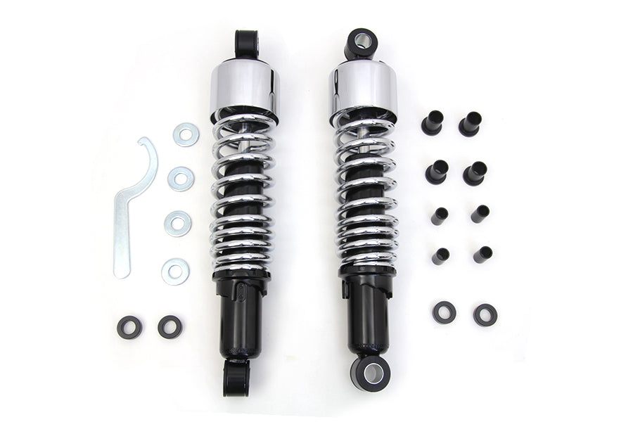 HARLEY 13 inch FLT Shock Set Chrome Fits 1999-UP FLHR,   1999-UP FLT,   1999-UP FLHT,   1999-UP FLTR
