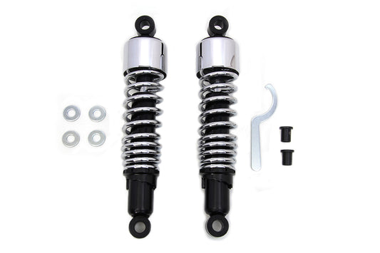 HARLEY 12-1/2 inch FLT Shock Set Chrome Fits 1999-UP FLHR,   1999-UP FLT,   1999-UP FLHT,   1999-UP