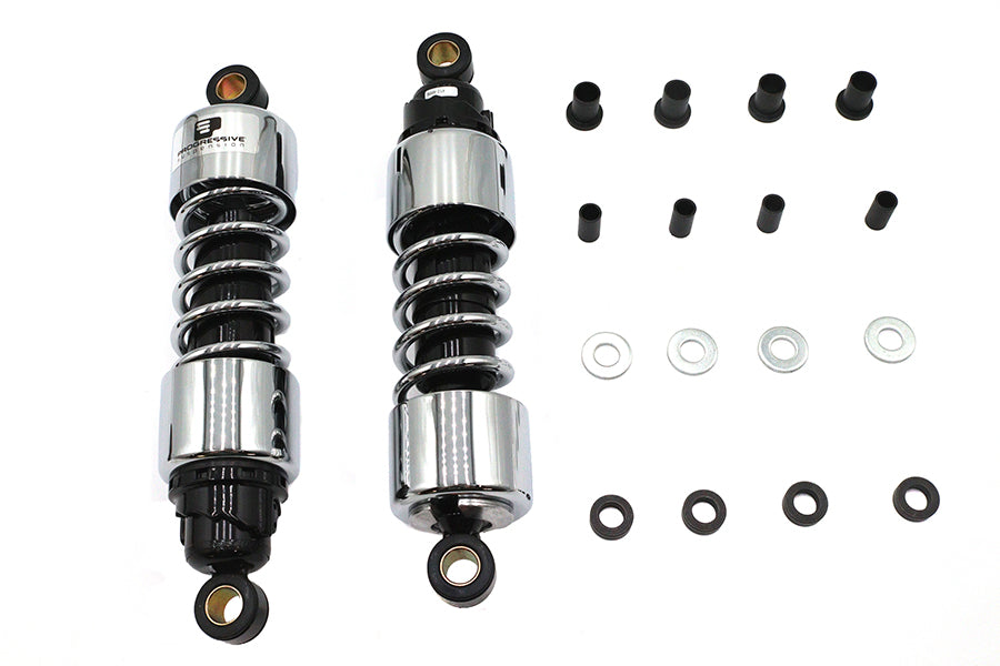 HARLEY 12-1/2 inch Progressive 412 Series Shock Set Fits 1991-1994 FXD,   1985-1994 FXR,   1980-1984