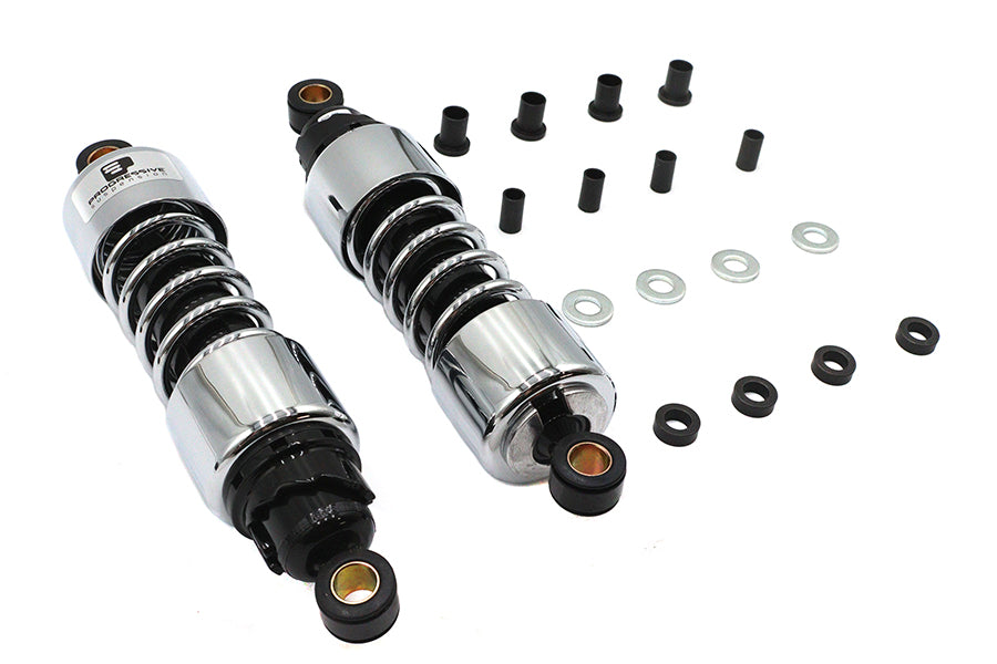 HARLEY 12-1/2 inch Progressive 412 Series Shock Set Fits 1991-1994 FXD,   1985-1994 FXR,   1980-1984