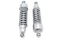 HARLEY 10-1/2 inch Ultima Chrome Shock Set Fits 1985-1994 FXRD,   1983-1994 FXRT,   1987-1994 FXR,