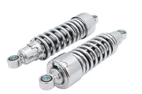 HARLEY 10-1/2 inch Ultima Chrome Shock Set Fits 1985-1994 FXRD,   1983-1994 FXRT,   1987-1994 FXR,