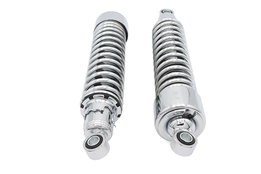 HARLEY 14 inch Ultima Chrome Shock Set Fits 1985-1994 FXRD,   1983-1994 FXRT,   1983-1994 FXRT,   19