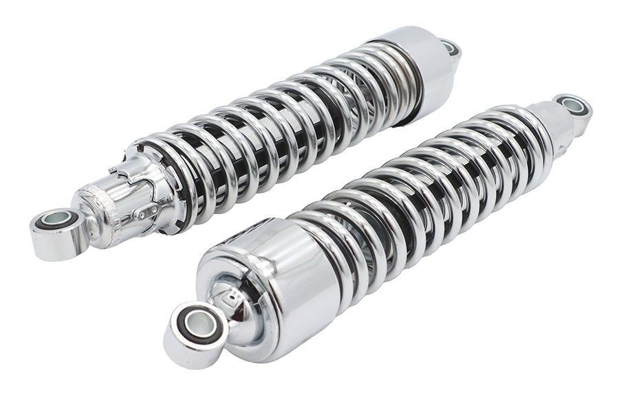 HARLEY 14 inch Ultima Chrome Shock Set Fits 1985-1994 FXRD,   1983-1994 FXRT,   1983-1994 FXRT,   19