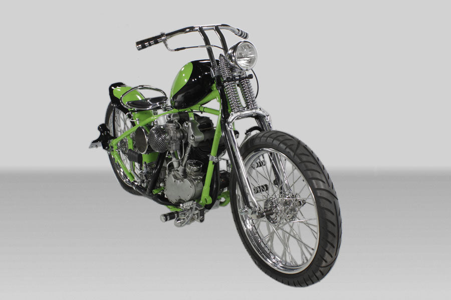 HARLEY 61 inch Green Bobber Kit Fits 1936-1939 EL,