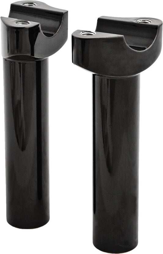 HARLEY HARDDRIVE H-BAR RISERS 5.5"  STRAIGHT BLACK  04-574
