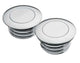 Custom Chrome HARLEY VENTED & NONVENTED CAP SET