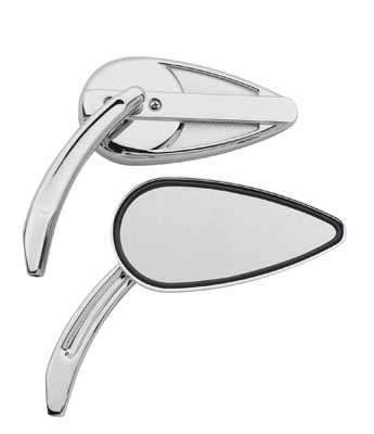 Custom Chrome HARLEY VINTAGE BILLET MIRROR CHROME