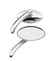 Custom Chrome HARLEY OVAL BILLET MIRROR CHROME