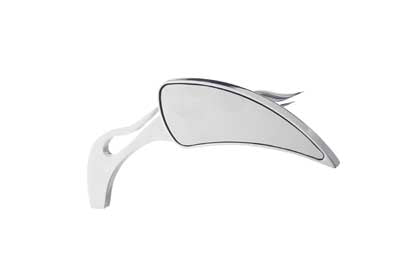 Custom Chrome HARLEY CHR ECLIPSE MIRROR FLAME STEM