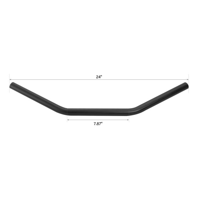 Custom Chrome HARLEY DRAG BAR BLK 1 INCH