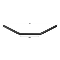 Custom Chrome HARLEY DRAG BAR BLK 1 INCH