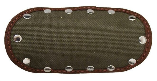 Custom Chrome HARLEY ARMY GREEN 6" CANVAS HEAT SHIELD PLAIN