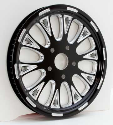 Custom Chrome HARLEY 66T X 25MM PULLEY HYDRO BLK