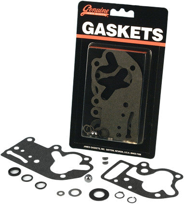 HARLEY JAMES GASKETS GASKET SEAL OIL PUMP W/PAPER GASKETS KIT 79-FLH  79-FLH